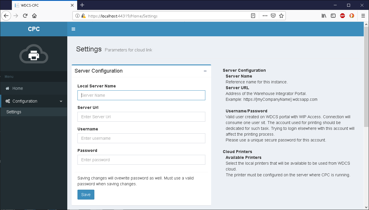 CPC Config Server