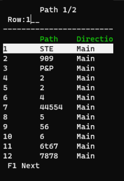 picking path