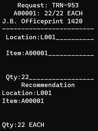 Int warehouse transfer detail