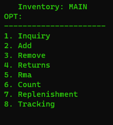 Inventory