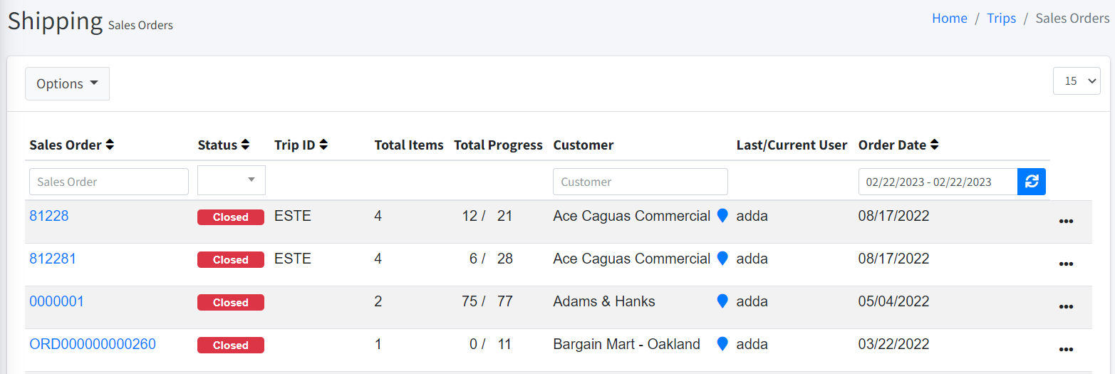 shipping overview